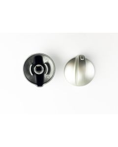 0019008096 Westinghouse Cooktop Oven Control Knob Silver