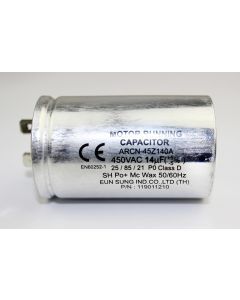 CAPAC 14UF 450V 2 PIN RUN.