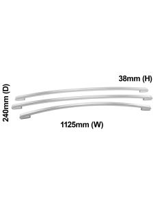 140023311123 Westinghouse Fridge Hollow SS Handle Set