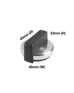 140175222029 Westinghouse Cooktop Gas Knob Stainless Steel