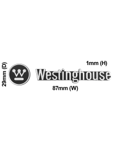 NAMEPLATE WESTINGHOUSE 
