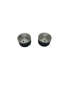 563282 Fisher & Paykel Oven Knob Kit -Black/Silver (Pack-2)