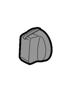 8588088463027 Chef Wall Oven Knob (Silver)-Ngd